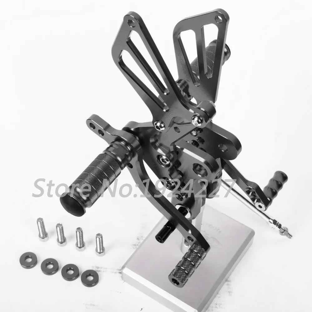 CNC Rearsets для Suzuki GSXR 600 750 GSXR600 2011-2018 мотоциклетные регулируемые ножные колышки