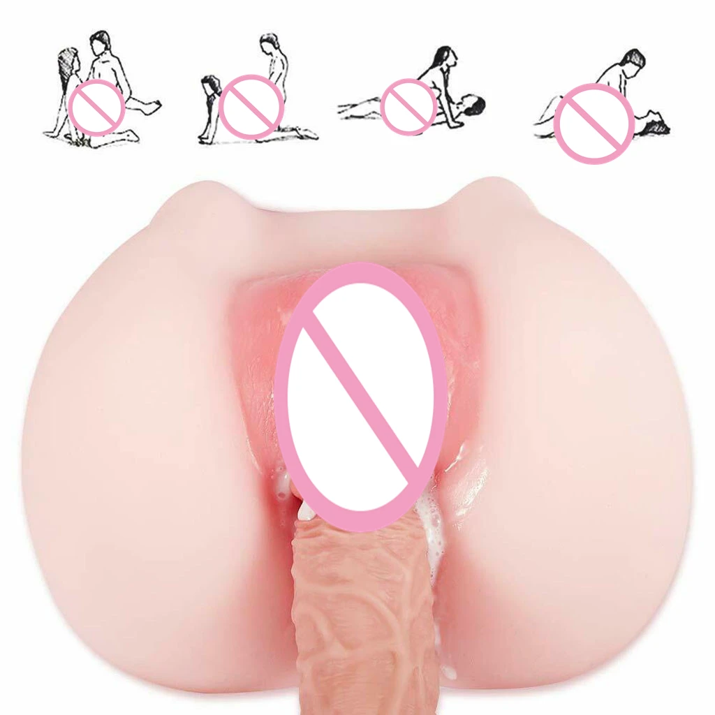 Секс игрушки для мужчин 3D Реалистичная силиконовая вагина анальная киска кукла