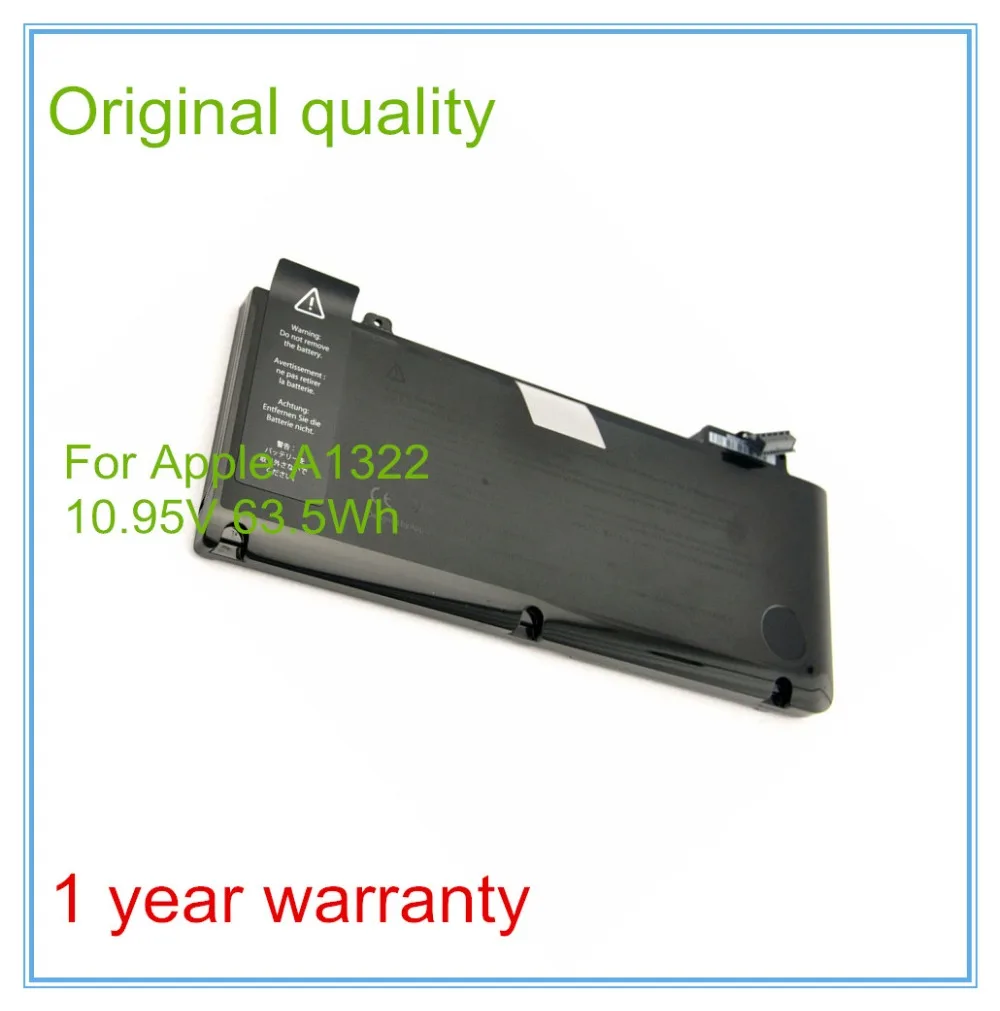 Новый оригинальный Аккумулятор A1322 для Pro 13 &quotA1278 Unibody 2009 2012 версия 10 95 в Втч|a1322
