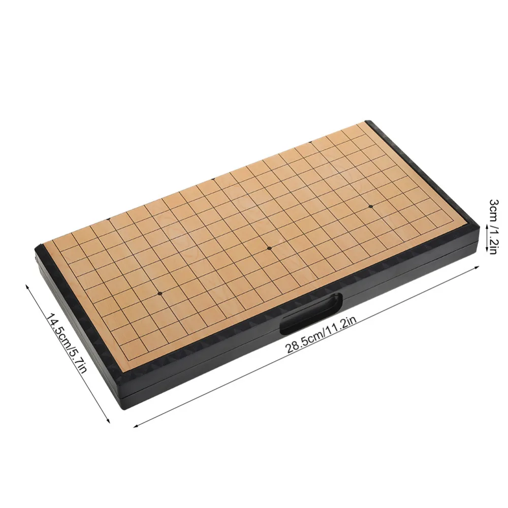Китайская игра Weiqi Checkers Go набор игр магнитная складная доска образовательные