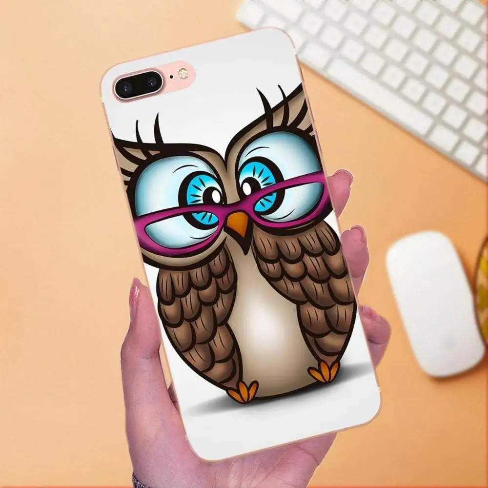 Чехол для мобильного телефона из ТПУ с милым рисунком Совы и животных Samsung Galaxy Note 5
