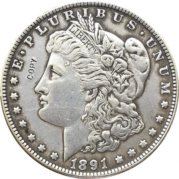 1891 сша Морган доллар копия монет|coins bank|shipping freightcoin collecting supplies free shipping |