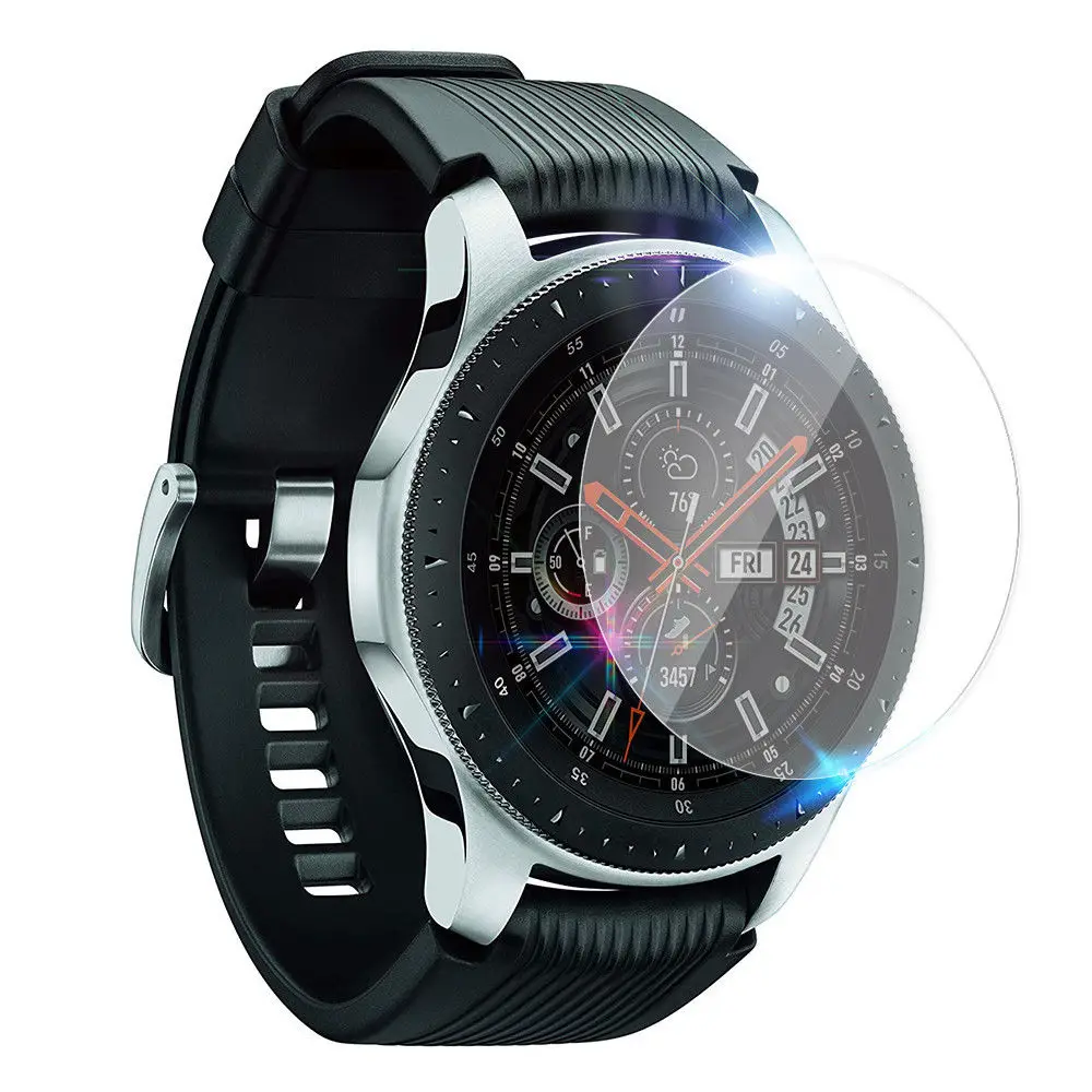 Закаленное стекло для защиты экрана Samsung Galaxy Watch 46 мм 42 защитная пленка на весь