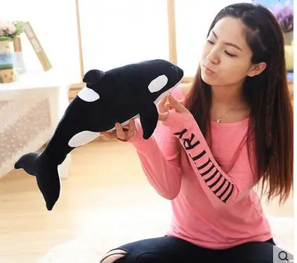 Мягкая плюшевая игрушка 50 см killer whale grampus мягкая подушка рождественский подарок