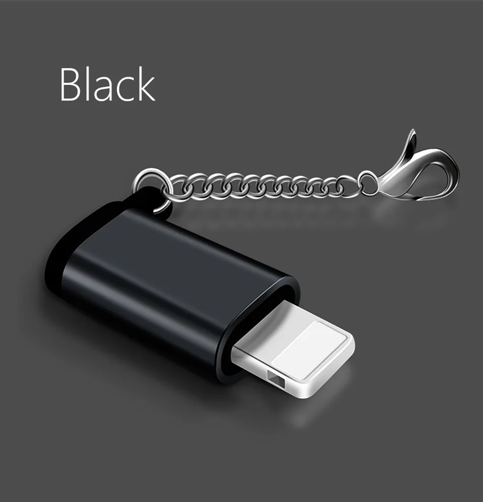 Адаптер OTG для iphone X 7 8 6 5 Plus XS MAX XR Синхронизация данных зарядное устройство Micro USB