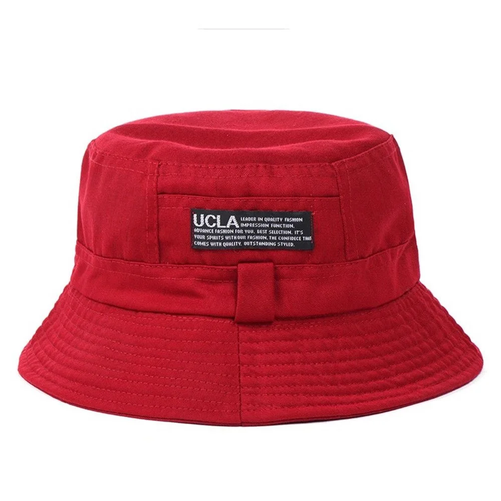 

Spring ladies fishing hat sunscreen letter embroidery hat sunscreen hat double-sided wear spring ladies fisherman hat