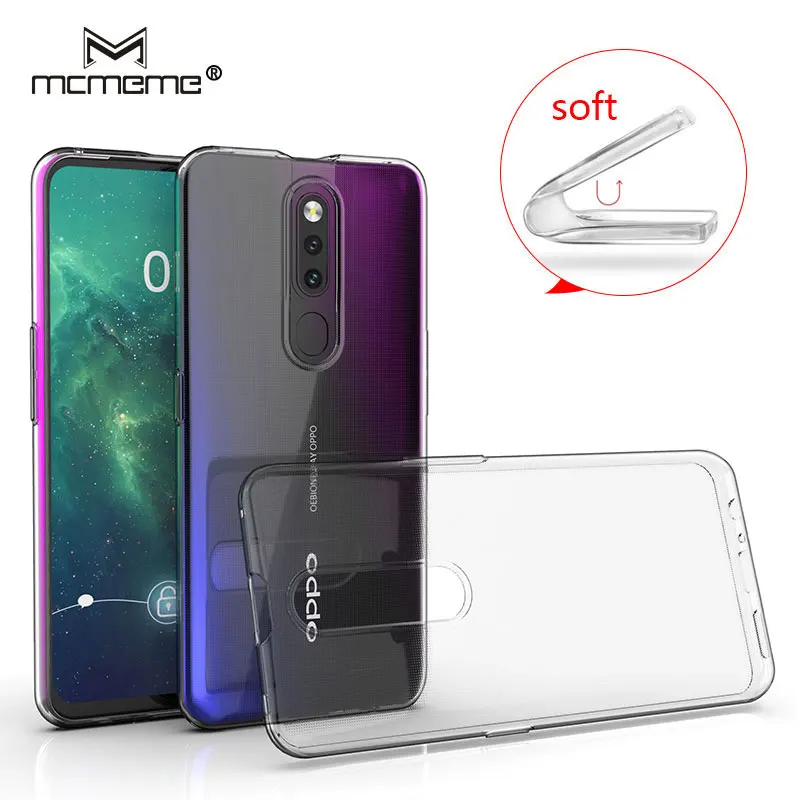 Чехол для OPPO F11 Pro ультратонкий прозрачный силиконовый чехол из ТПУ f11pro телефона| |