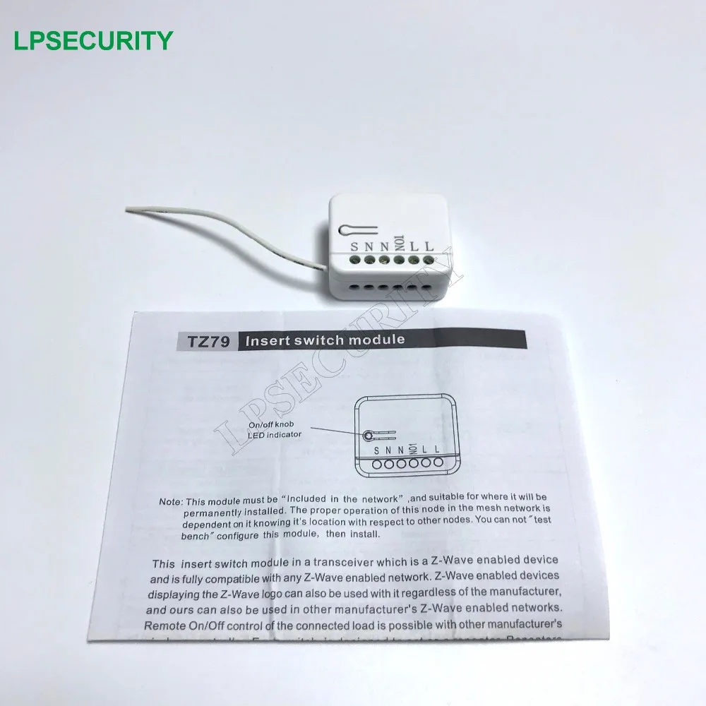 Беспроводная система умного дома TZ79 3000W z-волновое Реле Переключатель с измеритель мощности, 110-230 V/50Hz