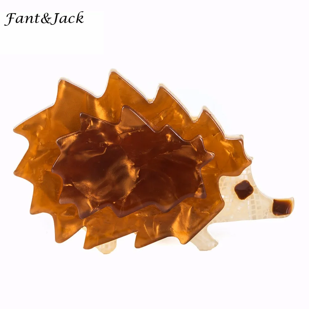 Женская Брошь в виде Ежика Fant & Jack разноцветная брошь значок свадебное Ювелирное