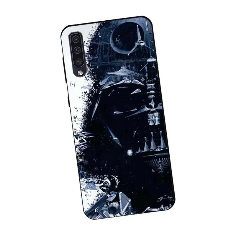 N6549 N410 в стиле Звездных войн, черный силиконовый чехол для samsung Galaxy A2 Core A6 A7 A8 A9 A10 A30 A40 A50 A60 A70 A80 A90 5G A20E плюс - Цвет: N6549