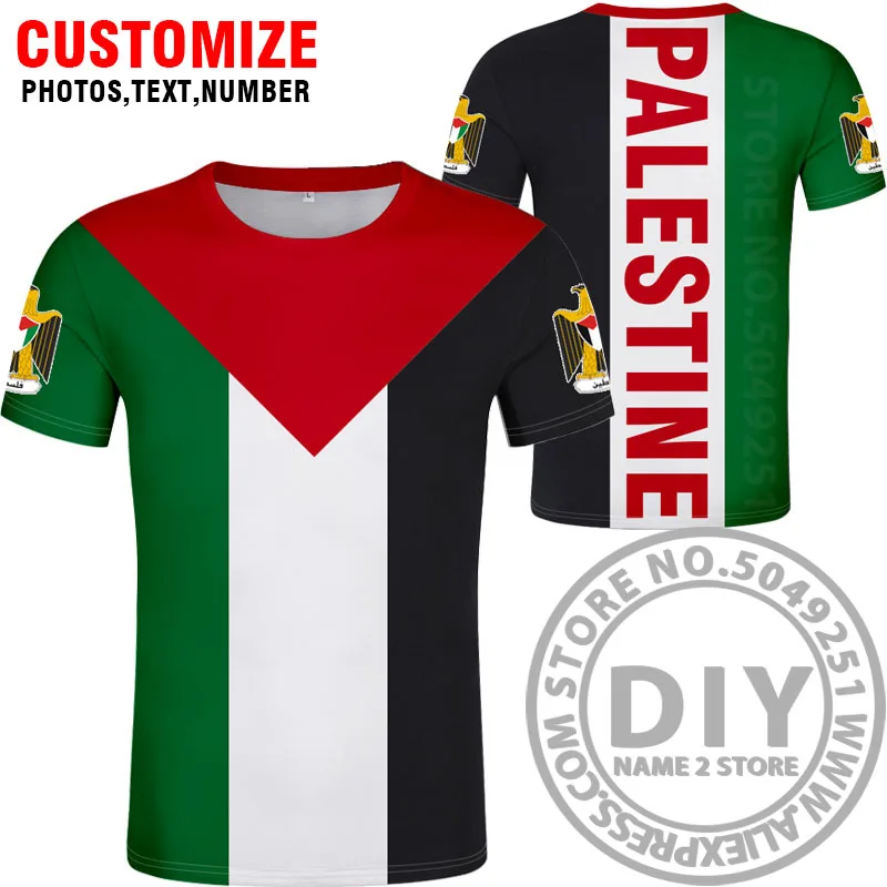 Футболка с надписью «palestina» «сделай сам»,, на заказ, с именем и номером palaestina, футболка с флагом страны, tate palestina, одежда с логотипом для колледжа