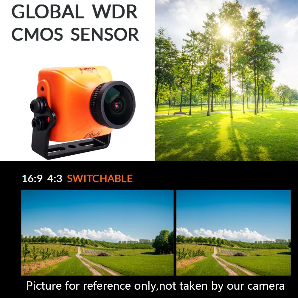 RunCam Eagle 2 Pro 800TVL Global WDR OSD аудио CMOS 16:9/4:3 NTSC/PAL переключаемая Мини FPV камера для дрона