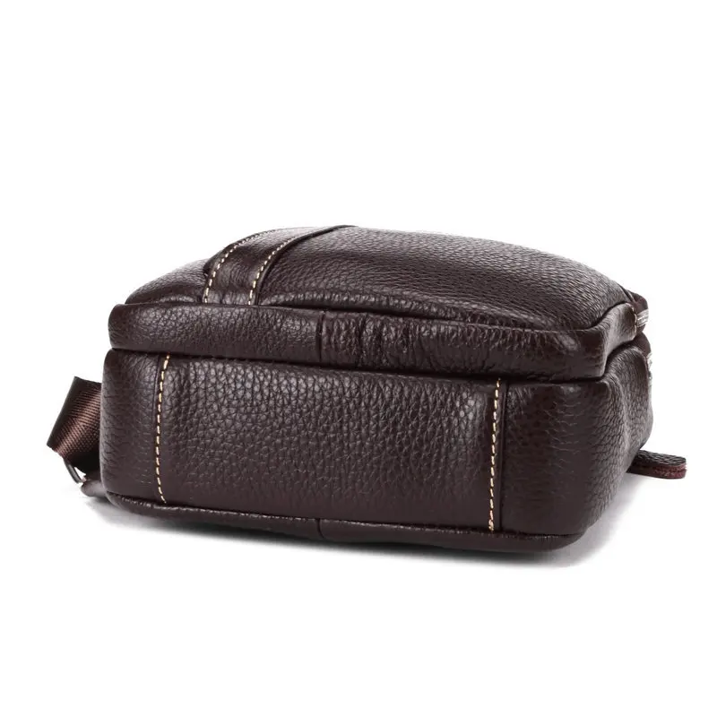 Для мужчин сумка маленький сотовый телефон клапаном Пояса из натуральной кожи