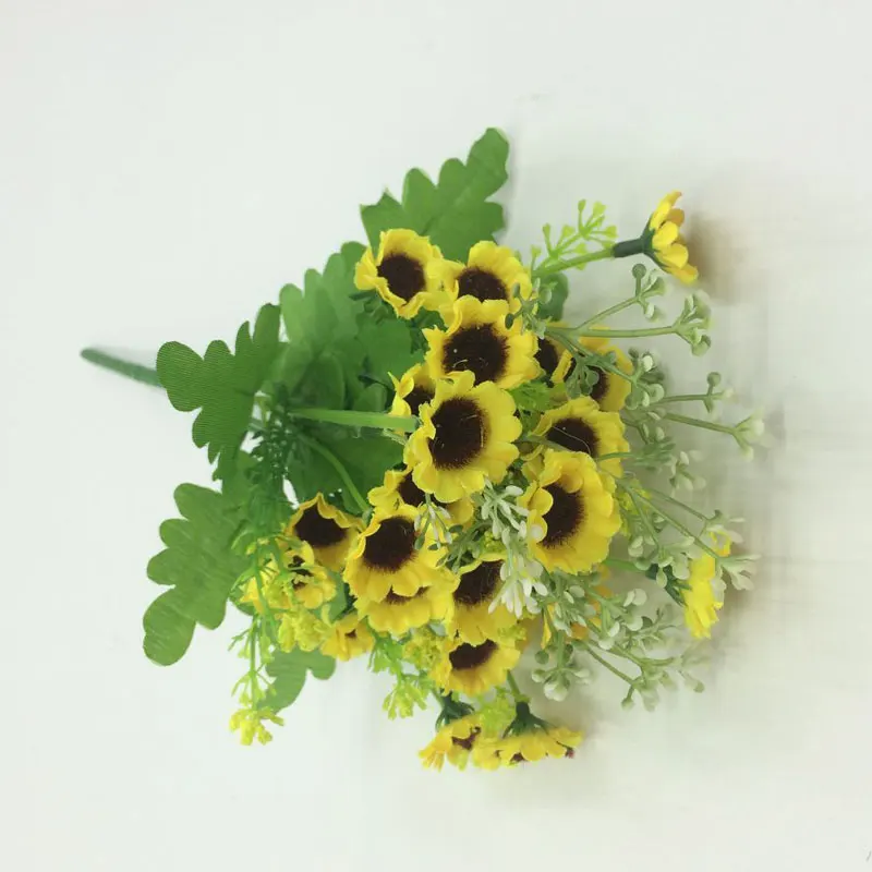 2017 настоящие Искусственные цветы 1 шт. Маленькие искусственные пластмассовые