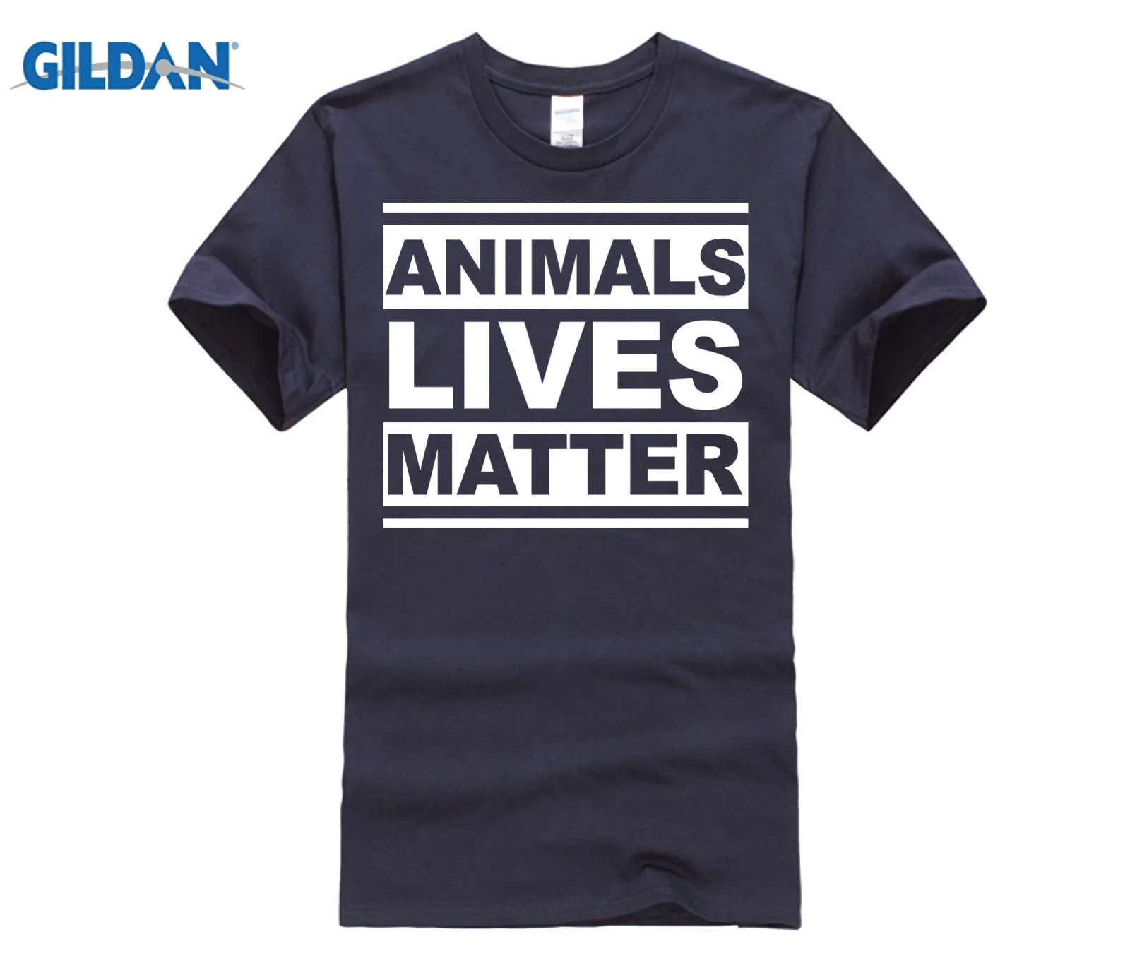 GILDAN 2018 animals Lives Matter Awesome веганская Вегетарианская Подарочная футболка|Мужские