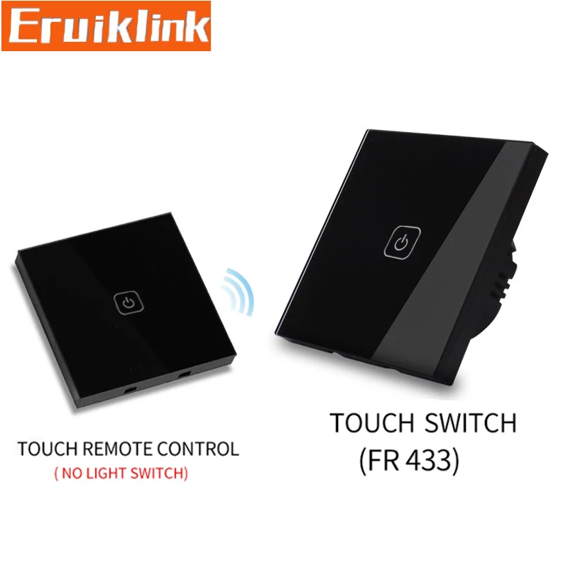 Стандарт ЕС/Великобритании настенный выключатель черная Хрустальная стеклянная