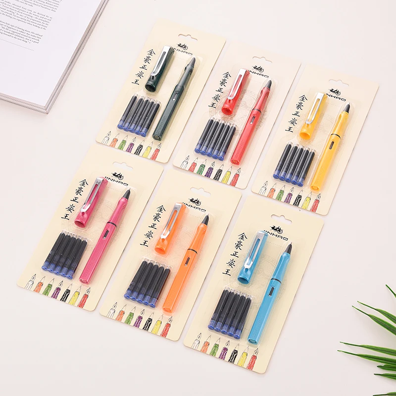 Jinhao 599a положительная осанка костюм каллиграфическая ручка для письма КАЛЕМ Лами