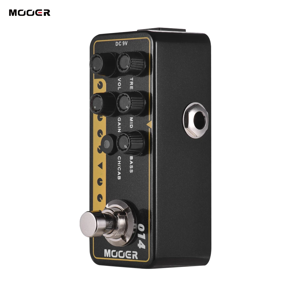 Mooer MICRO PREAMP серия 014 Taxidea Тис современной цифровой предусилитель гитарная педаль 3