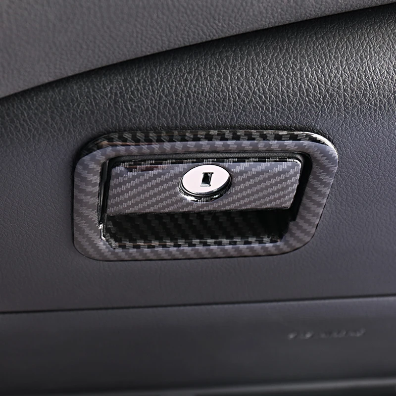 QHCP ABS Auto Copilot Glove Storage Box Handle Trim Sequins Cover Sticker Decoration Car-styling Special For Toyota Camry 2018 | Автомобили