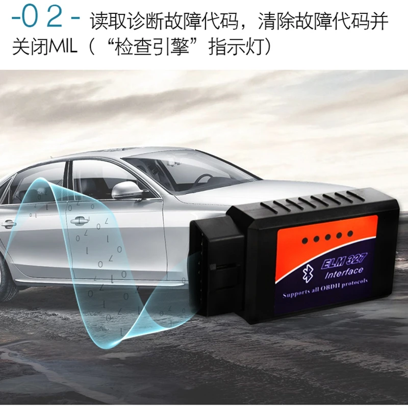 ELM327 WIFI OBD2 OBDII автомобильный диагностический сканер сканирующий инструмент для