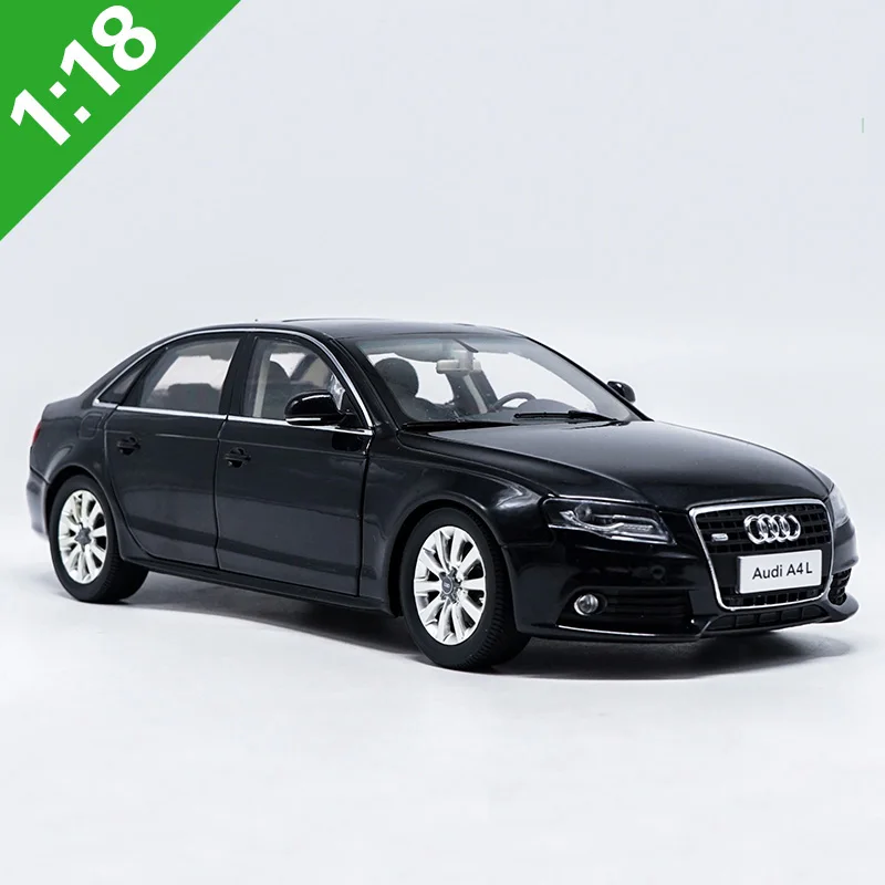 1/18 2010 A4L AUDI сплав литая металлическая Модель игрушечных автомобилей черного цвета для детей подарок коллекция Оригинальная коробка