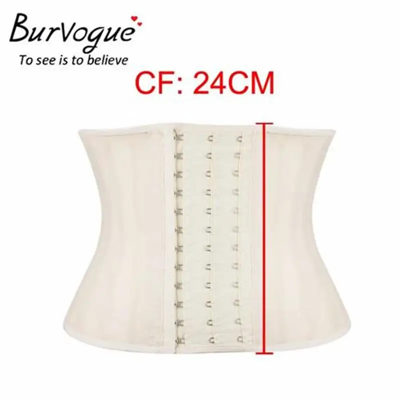 Женские корсеты Burvogue короткий торс из 25 стальных костей латексные для талии