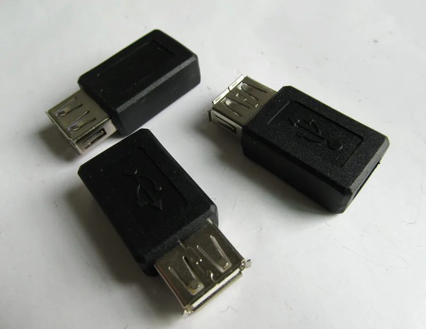 10 шт. прямой USB A 2 0 Женский к micro usb b 5 контактов адаптер разъем зарядное устройство