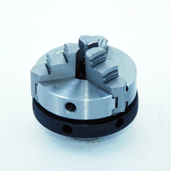 65 мм * M14x1mm Внутренняя резьба Три кулачковый патрон Микро токарный станок по