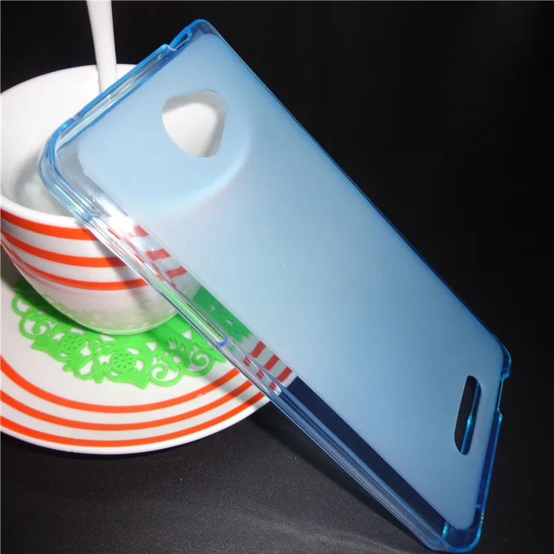 Мягкий ТПУ защитный чехол для Alcatel One Touch Pop 4S чехол силиконовый 5,5 дюймов задняя крышка для Alcatel POP 4S чехол для телефона - Цвет: Небесно-голубой