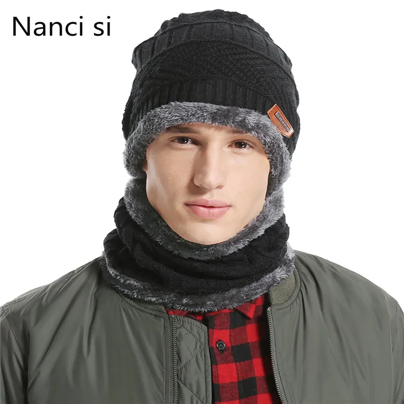 Nanci si, зимние шерстяные Лыжные шапки, теплые шапки, вязаные мужские шапки, шапки Skullies, шапка для мужчин и женщин, Балаклава, головные уборы