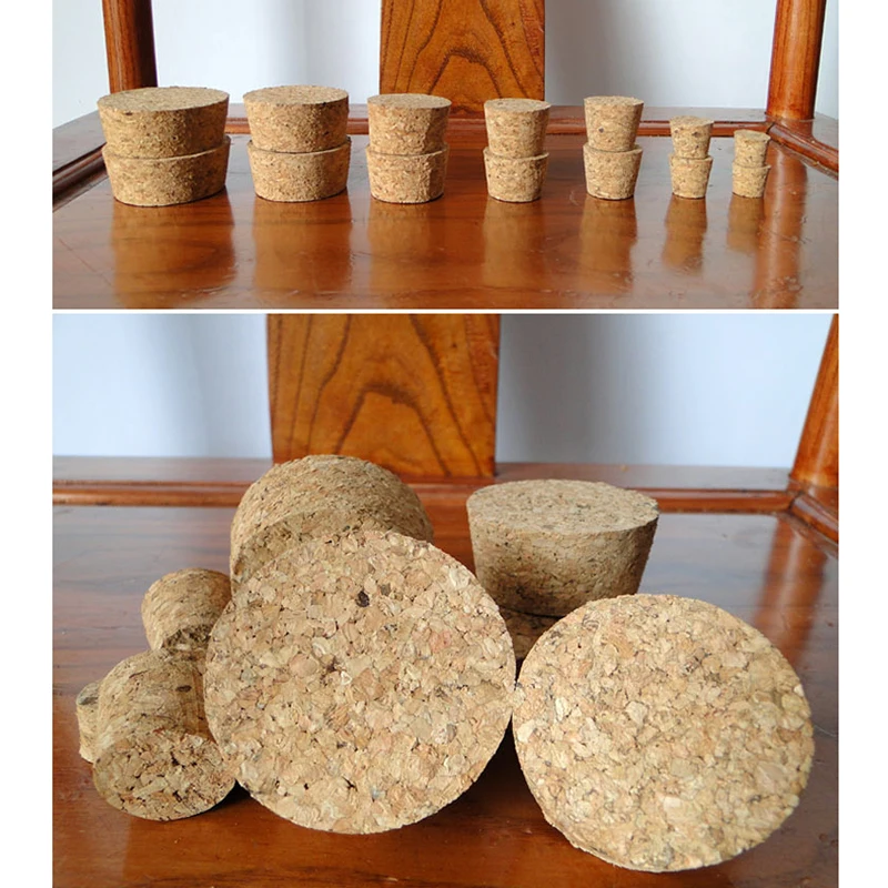 5 шт. пробка для бутылки вина, бутылка для пудинга, пробковая крышка Burette Buret, деревянная крышка, много размеров