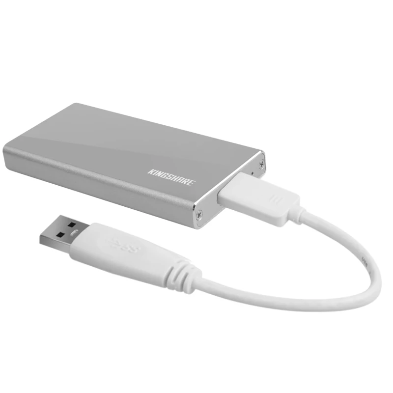 KINGSHARE mSATA USB 3 0 внешний SSD корпус адаптер для hdd box sata к usb корпус|msata to 3.0|external ssd enclosuressd