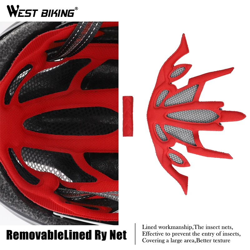 WEST BIKING велосипедный шлем шоссейный горный велосипедный шлем в формованном виде велосипедный шлем аэродинамический EPS Сверхлегкий Capacete Casco Ciclismo