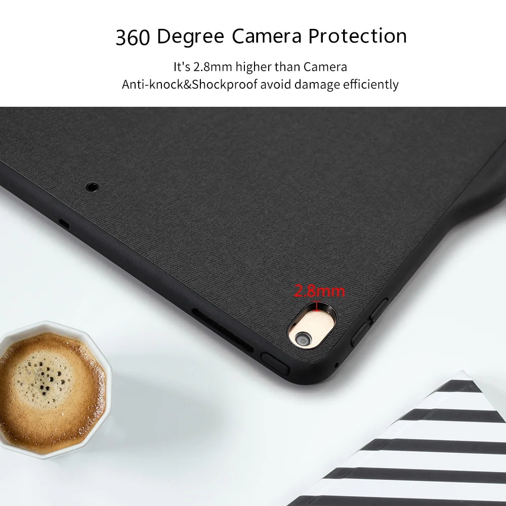 WOWCASE Бизнес кейсы для iPad Pro 9.7 Роскошный футляр карандаша Тонкая защитная задняя