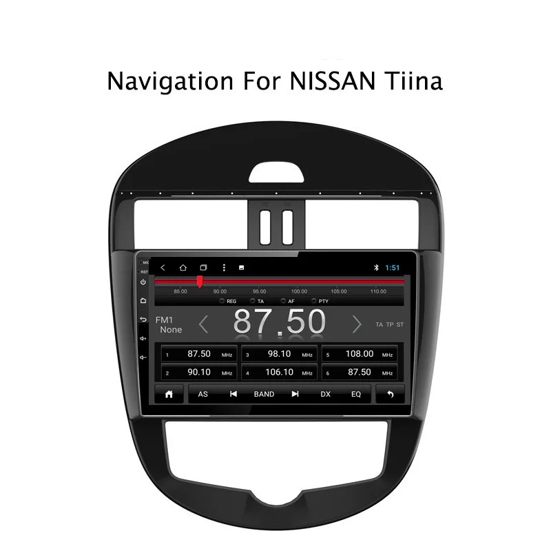 NAVITOPIA 10.1inch Quad Core/Octa Core Android 8.1 Car DVD Multimedia GPS Navigation for Nissan Tiida 2011-2015 | Автомобили и