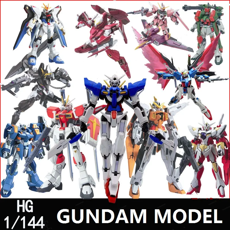 Bandai Gundam модель HG 1/144 Freedom Exia 00 KYRIOS Definition Armor UNICORN Unchained мобильный костюм детские