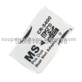 Двойной Micro SD TF карта памяти MS Pro Duo адаптер поддерживает 2 ГБ 4 8 16 32 64 Гб класс 10