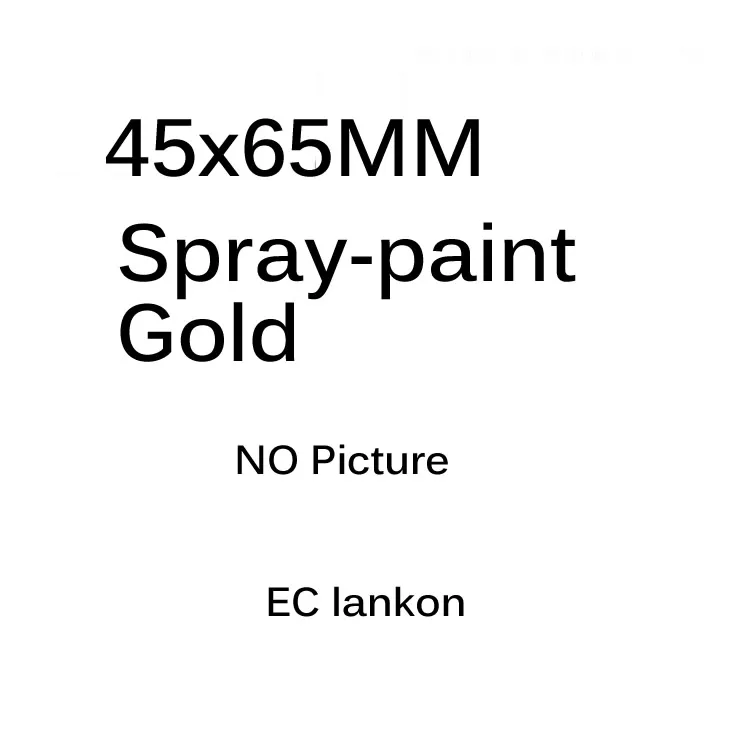Spray-paint-gold 2 шт. Универсальный 45x65 мм матовая металлическая пластина-диск железный лист для iphone oppo магнитный автомобильный держатель для мобильного телефона - Цвет: Spray-paint-gold