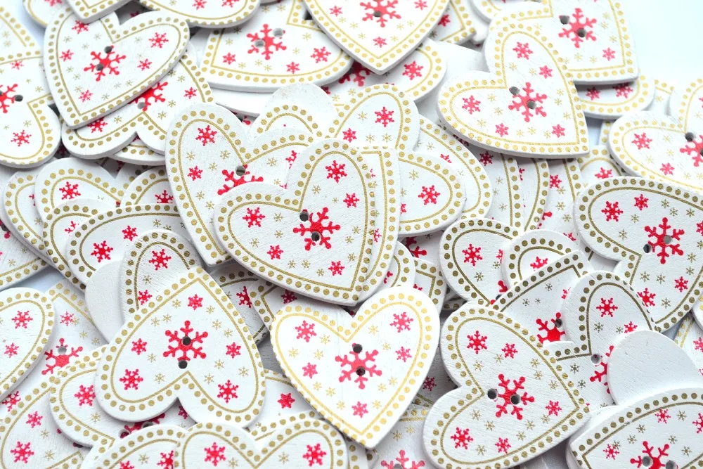 Деревянные деревянные пуговицы для шитья и скрапбукинга 30 шт./лот|wooden buttons|love