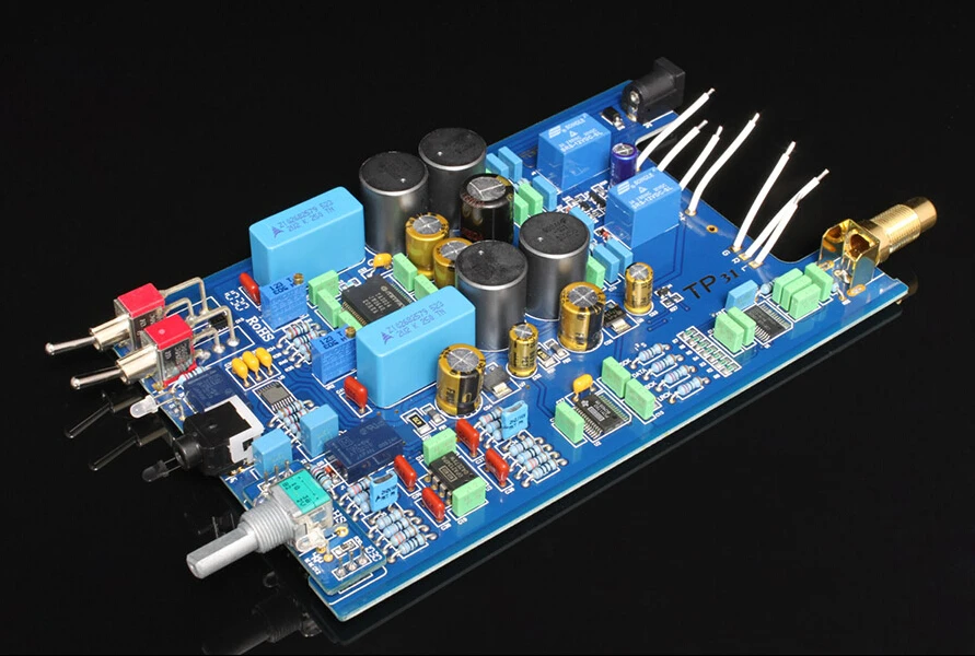 Топпинг TP31 Класса T цифровой усилитель с встроенный 24bit/192 кГц Коаксиальный ЦАП и