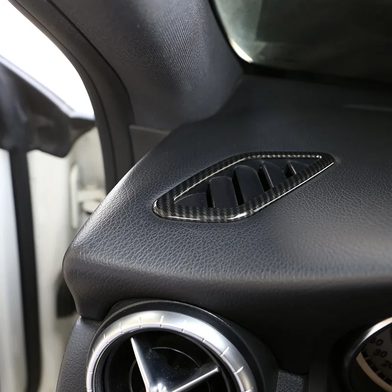 Для Mercedes Benz CLA GLA Class W117 X156 2014 2018 2 шт. из углеродного волокна стильная АБС панель