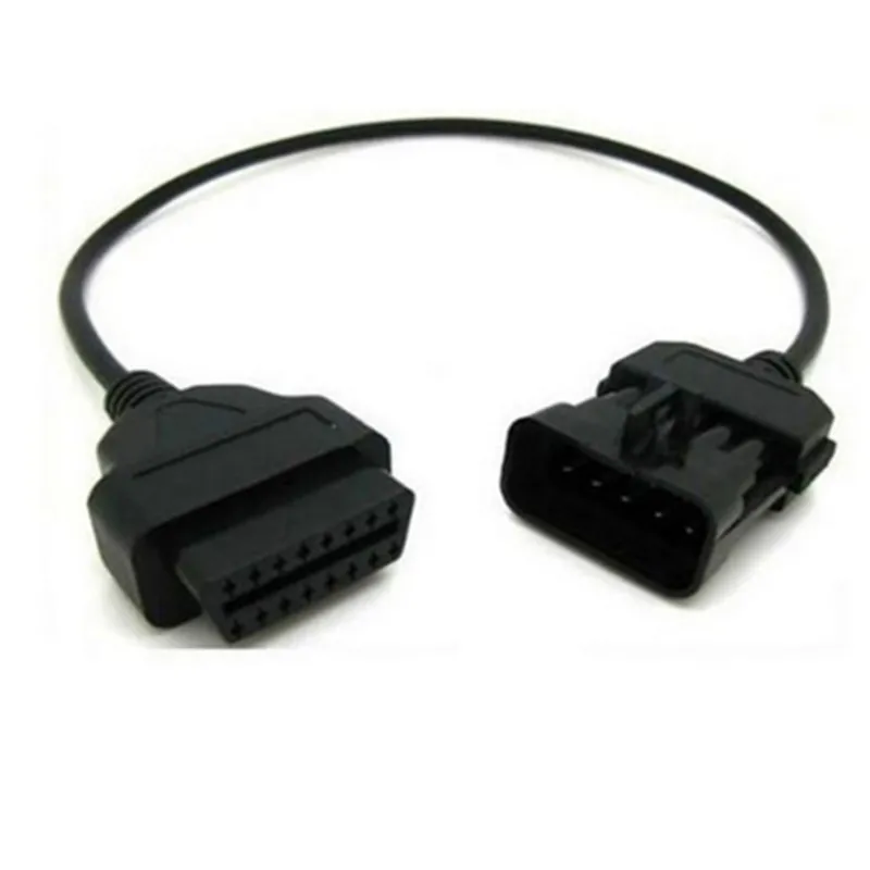 10 контактный Extentson разъем адаптера для Opel Pin OBD II автомобильный диагностический