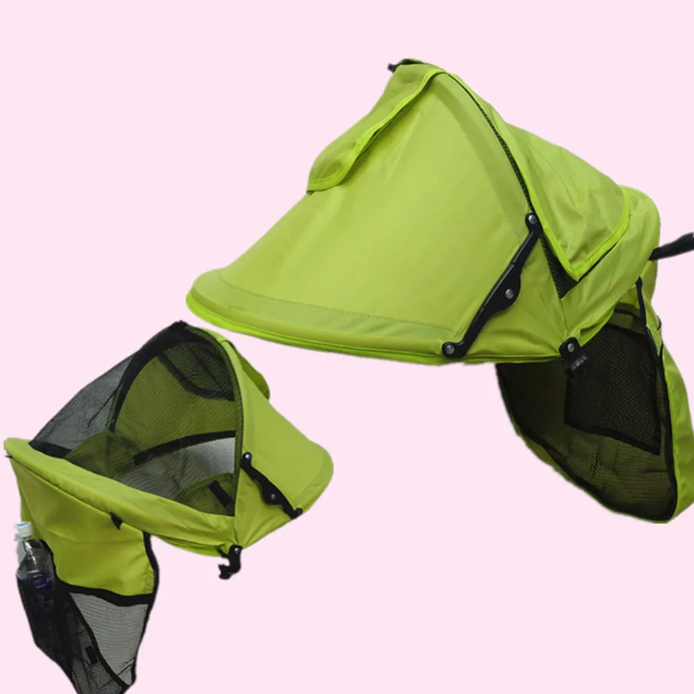 Прогулочная коляска навес затемненная Складная крышка Оксфорд детская передняя
