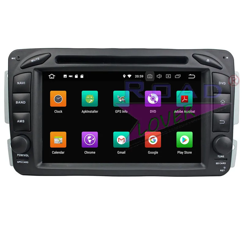 Roadlover Android 9,0 автомобильный dvd-плеер для Benz ML W163 CLK W209 C-Class W203 SLK W170 E-Class W210 A-Class W168 Стерео gps Navi
