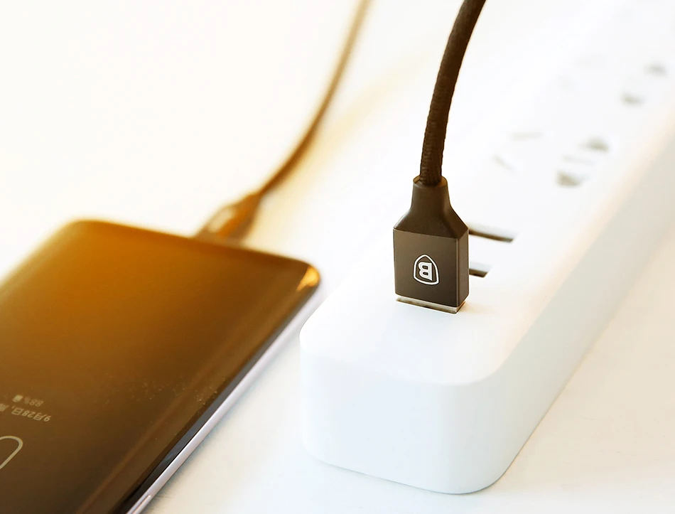 Baseus usb type-C кабель для samsung galaxy s9 plus note 8 3A USB кабель Быстрая зарядка шнур для передачи данных для huawei mate 10 lite USB-C