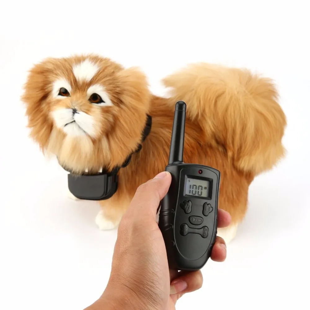 Original Dog Training Collar Waterproof Rechargeable Bark-stop Anti Barking Remote Control Electric Shock Bark Deterrents | Дом и сад