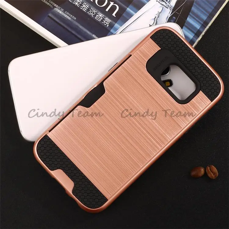 Для Samsung Galaxy S7 G9300 G9308 Слот Карты Броня ПК матовый Чехол чехол Закаленное Стекло