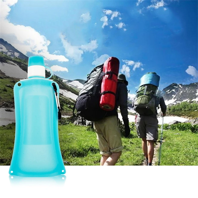 BPA Free многоразовый складной Силиконовый мешок для бутылки с водой|Бутылки воды| |