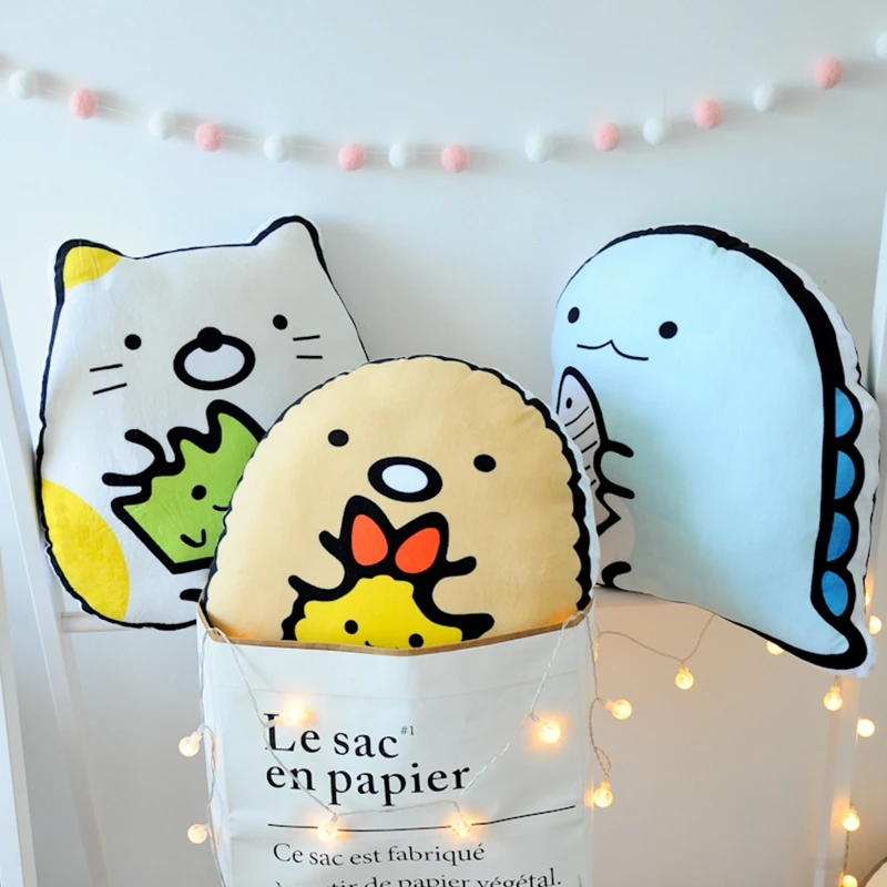 Высококачественная японская анимация Sumikko Gurashi большой размер супер мягкая