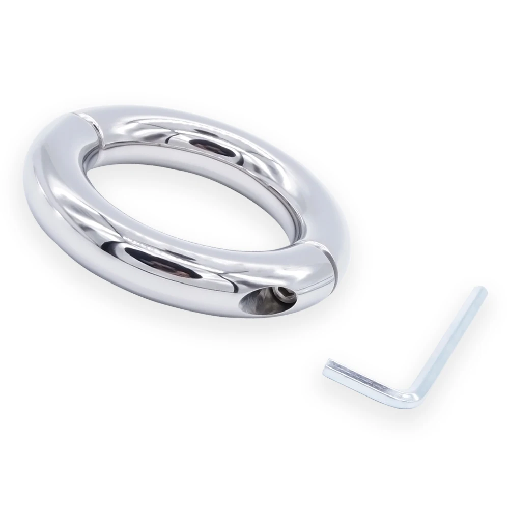 Съемное кольцо для пениса DOMI 5 размеров секс игрушки из нержавеющей стали шар с